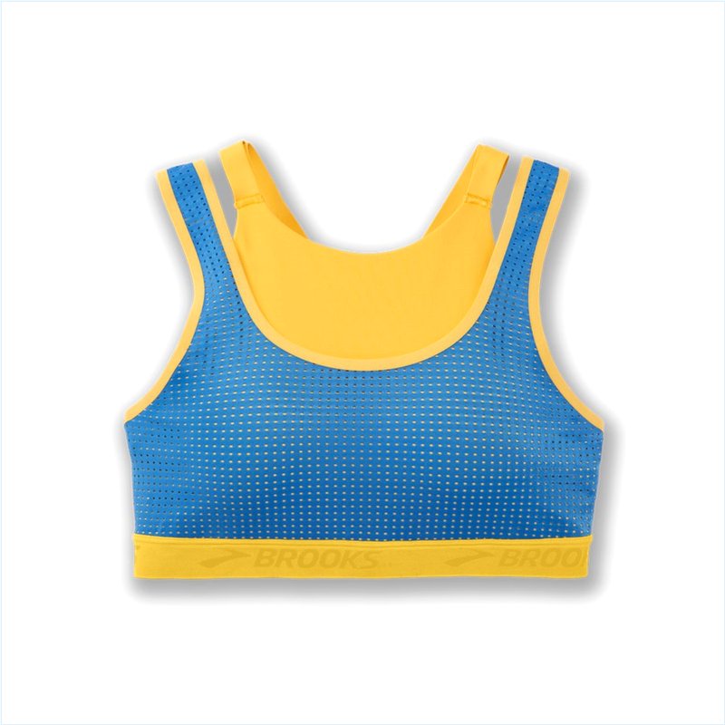 Drive Mesh Run Bra :788 Saffron/Blue Bolt Drive Mesh Run Bra :788 Saffron/Blue Bolt