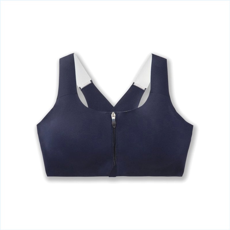 Dare Zip Run Bra :451 Navy Dare Zip Run Bra :451 Navy
